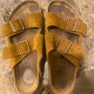 Hardly worn Brown Suede Birkenstocks